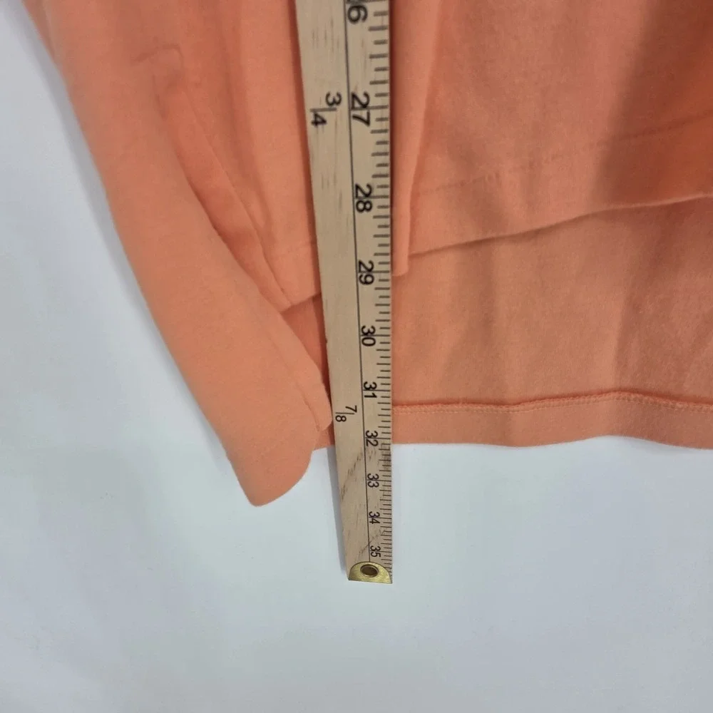 Polo Ralph Lauren Men Polo Shirt Large Orange Cotton Short Sleeve Preppy Vintage